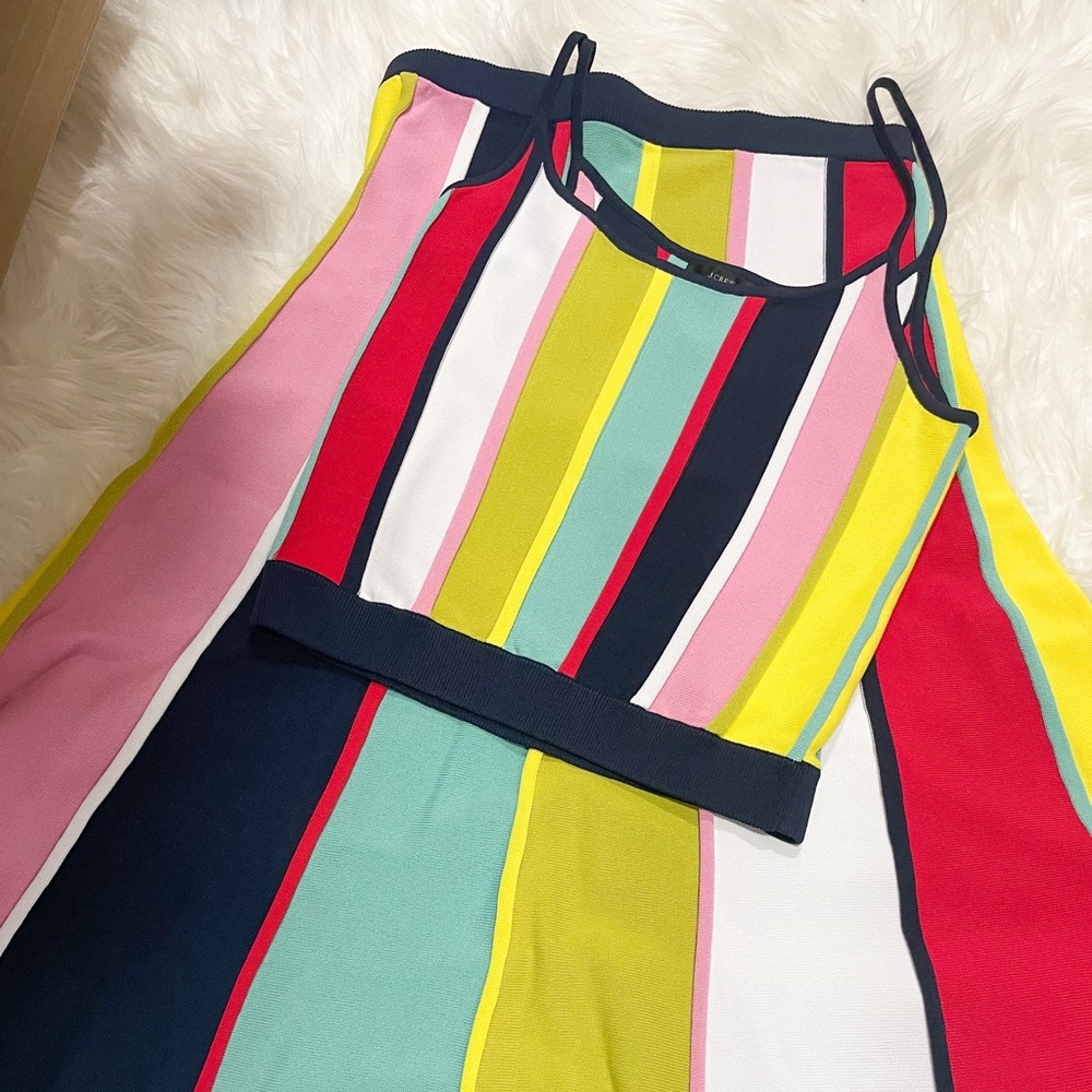 J. Crew Multicolor Striped Tank Top